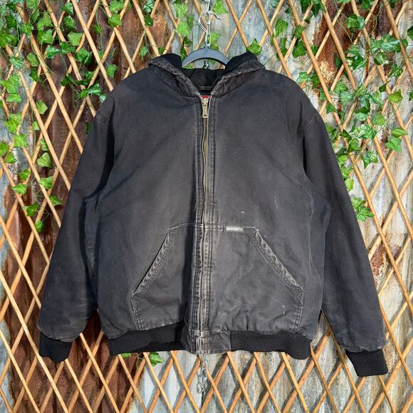 Vintage Y2K wolverine duck canvas 2000s workwear fade jacket - Picture 1 of 4